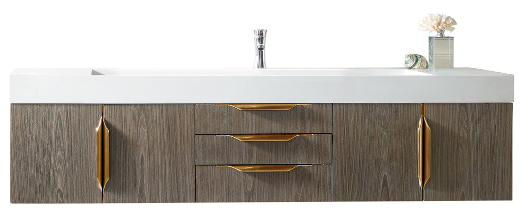 Columbia 72" Single Wall Mount Vanity Cabinet