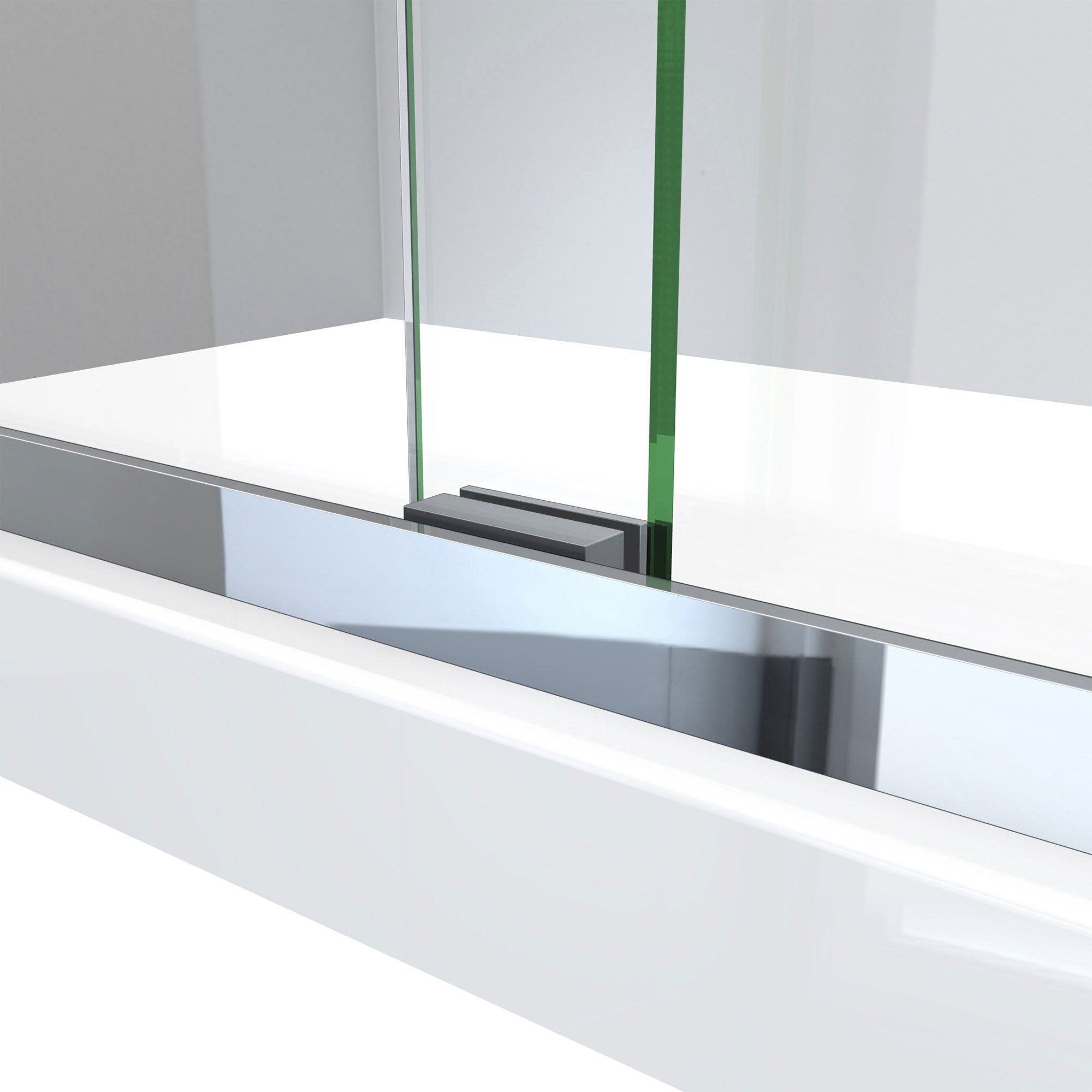 DreamLine Charisma-X 56 - 60 inch W x 76 inch H Semi-Frameless Bypass Shower Door