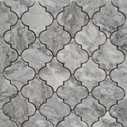 Lantern Mosaic Chelsea Grey Marble Polished