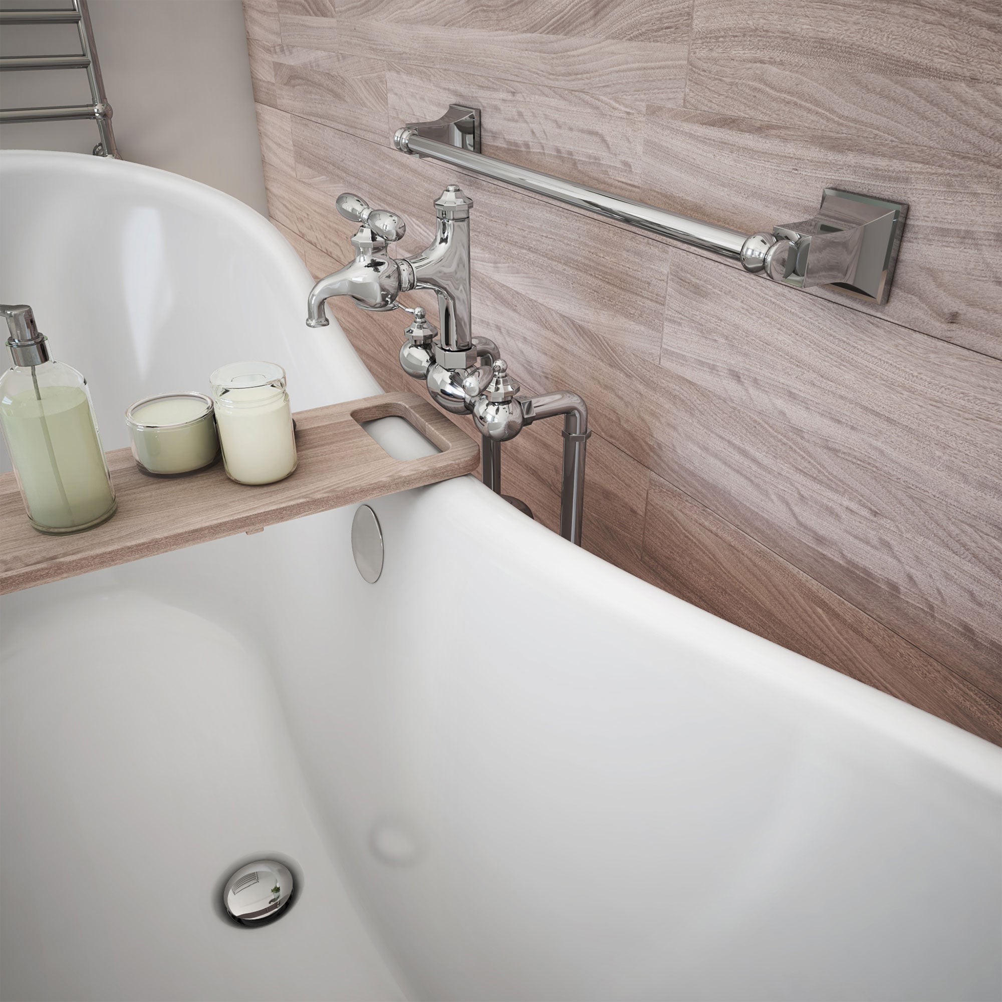 DreamLine Chesapeake 69 in. L x 31 in. H Bathtub