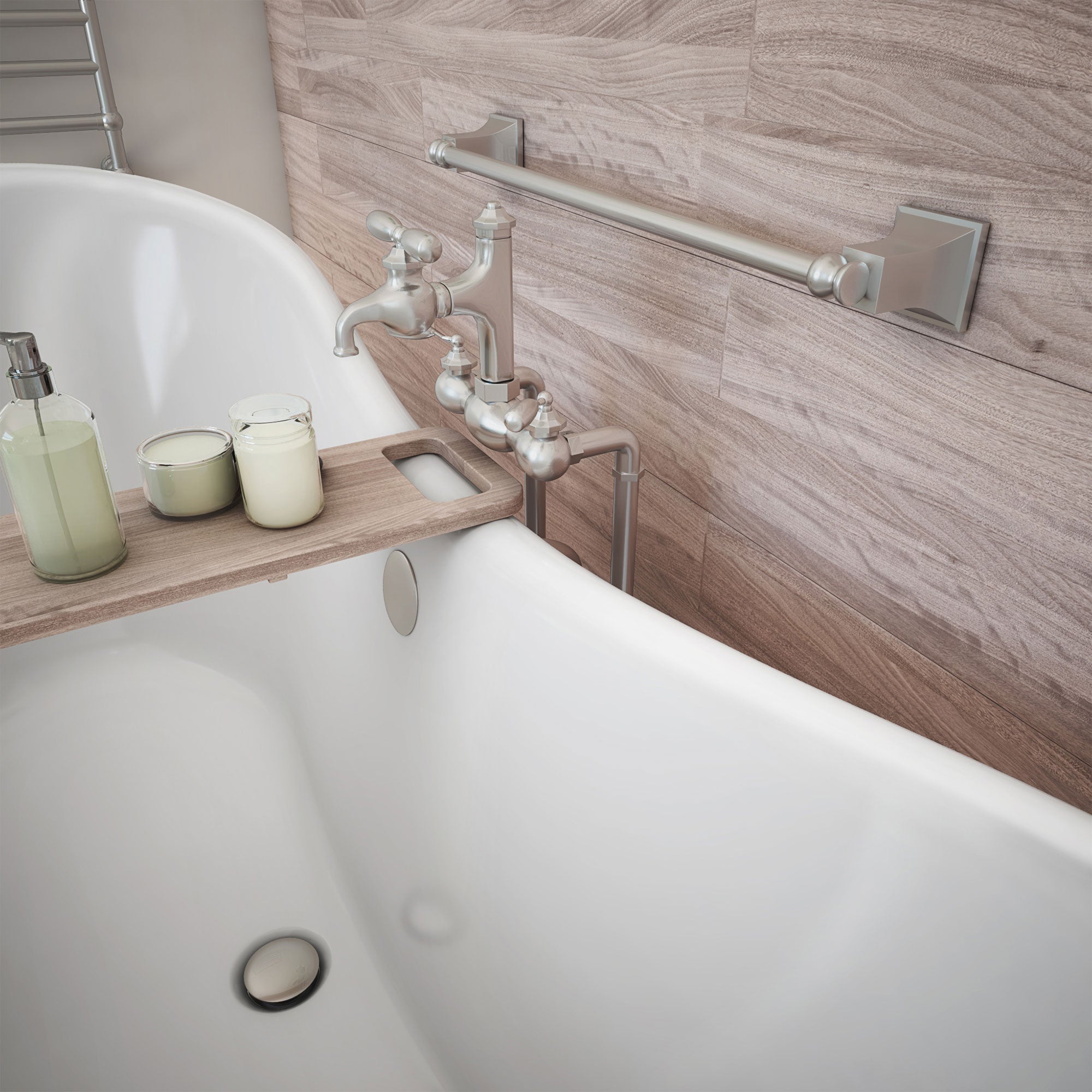 DreamLine Chesapeake 69 in. L x 31 in. H Bathtub