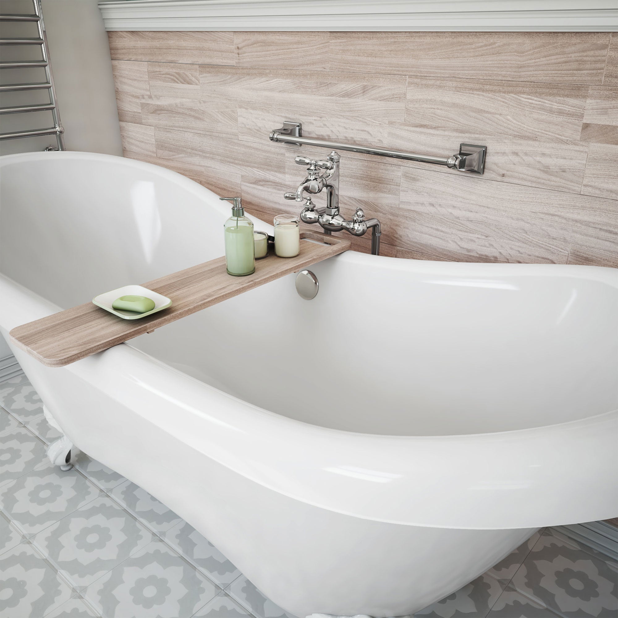 DreamLine Chesapeake 69 in. L x 31 in. H Bathtub