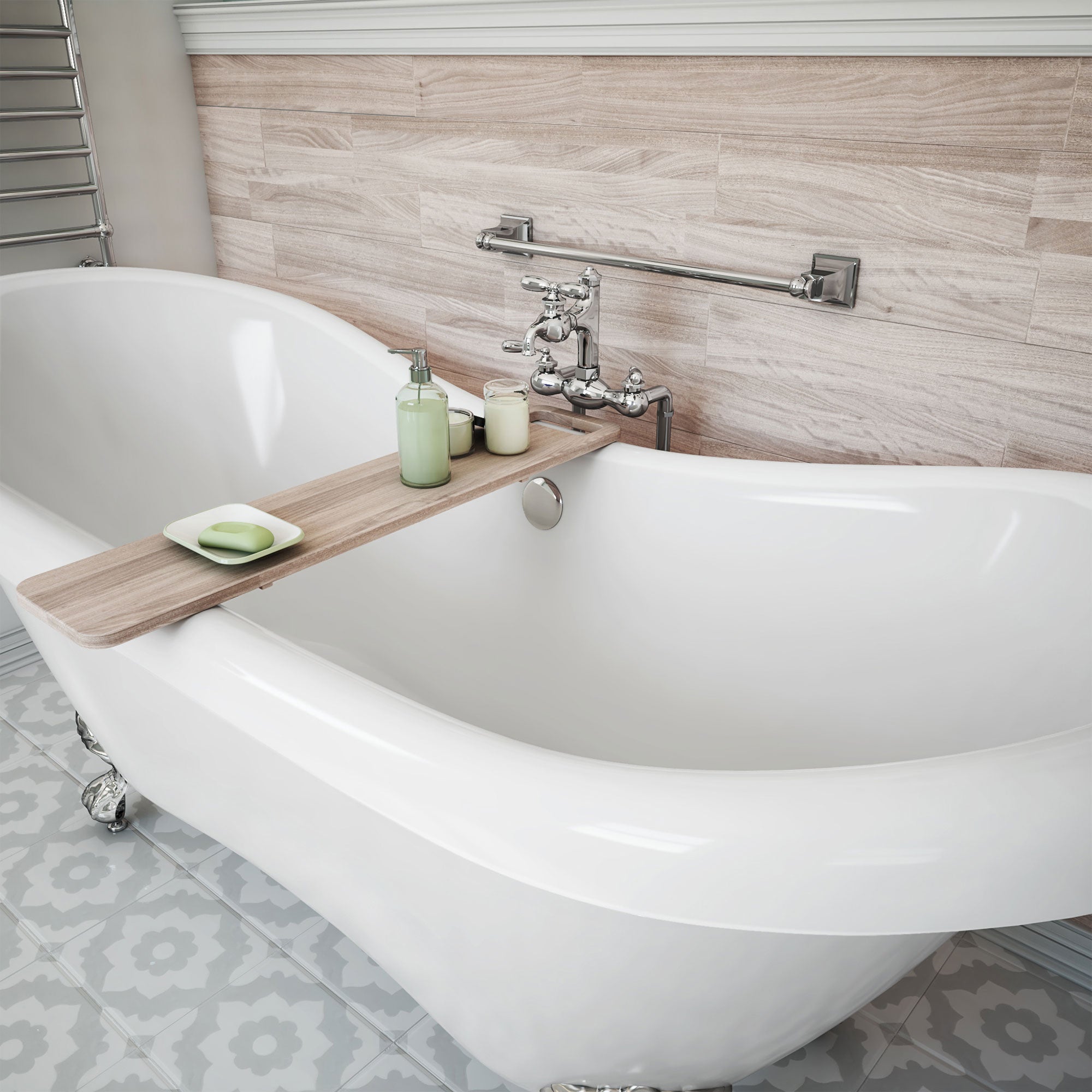 DreamLine Chesapeake 69 in. L x 31 in. H Bathtub