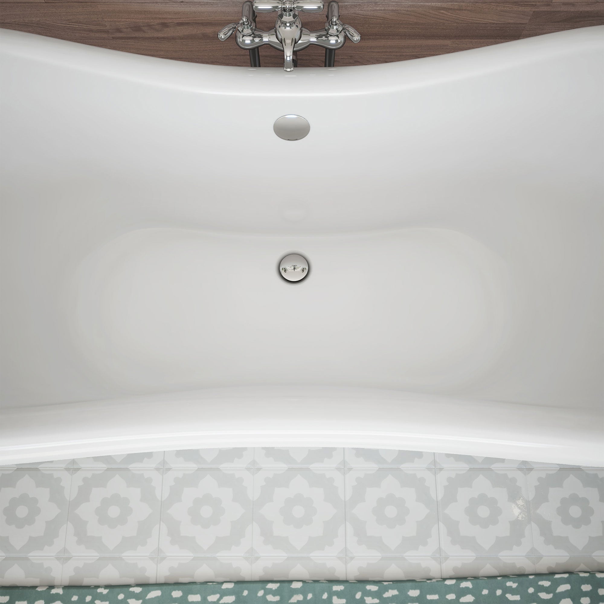 DreamLine Chesapeake 69 in. L x 31 in. H Bathtub