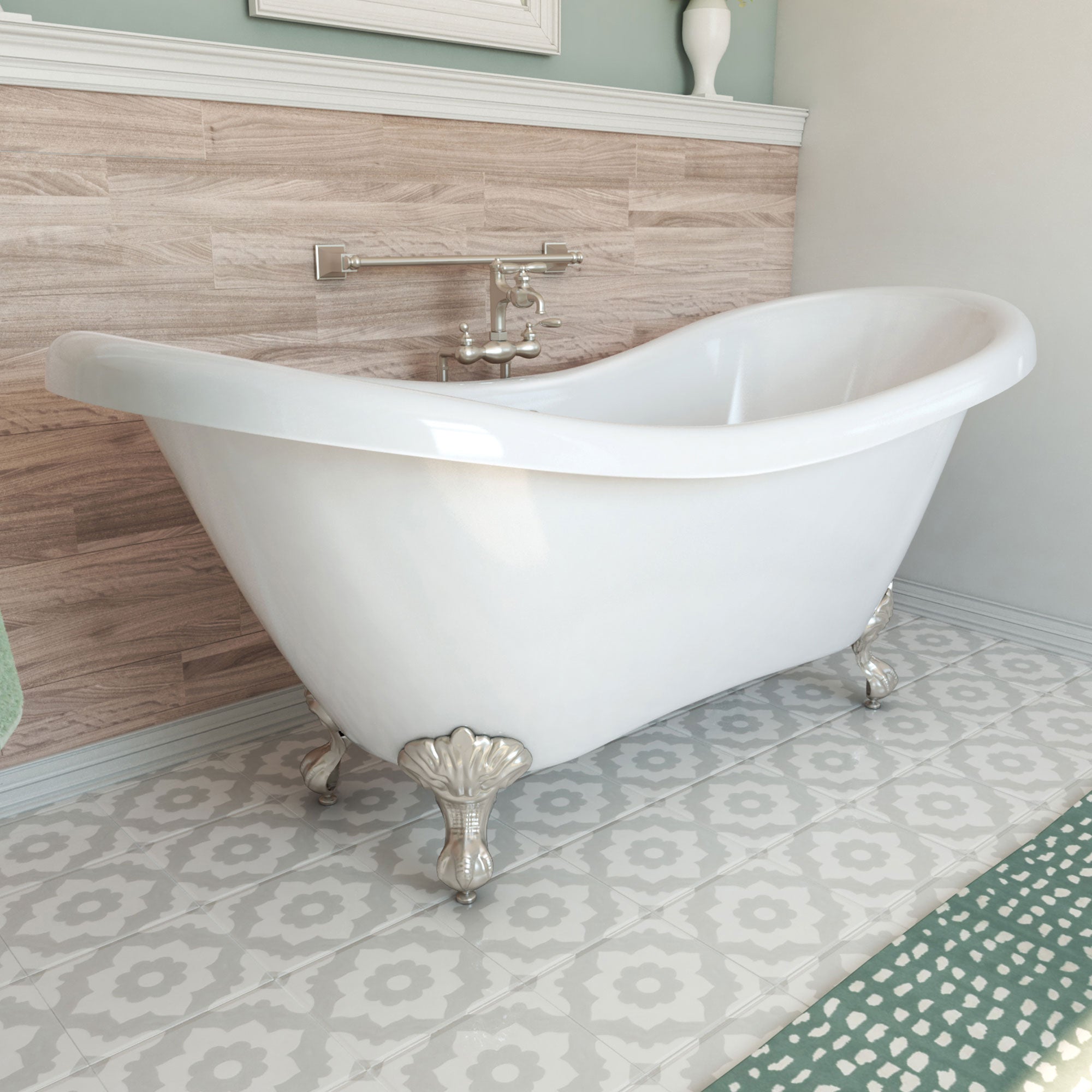 DreamLine Chesapeake 69 in. L x 31 in. H Bathtub