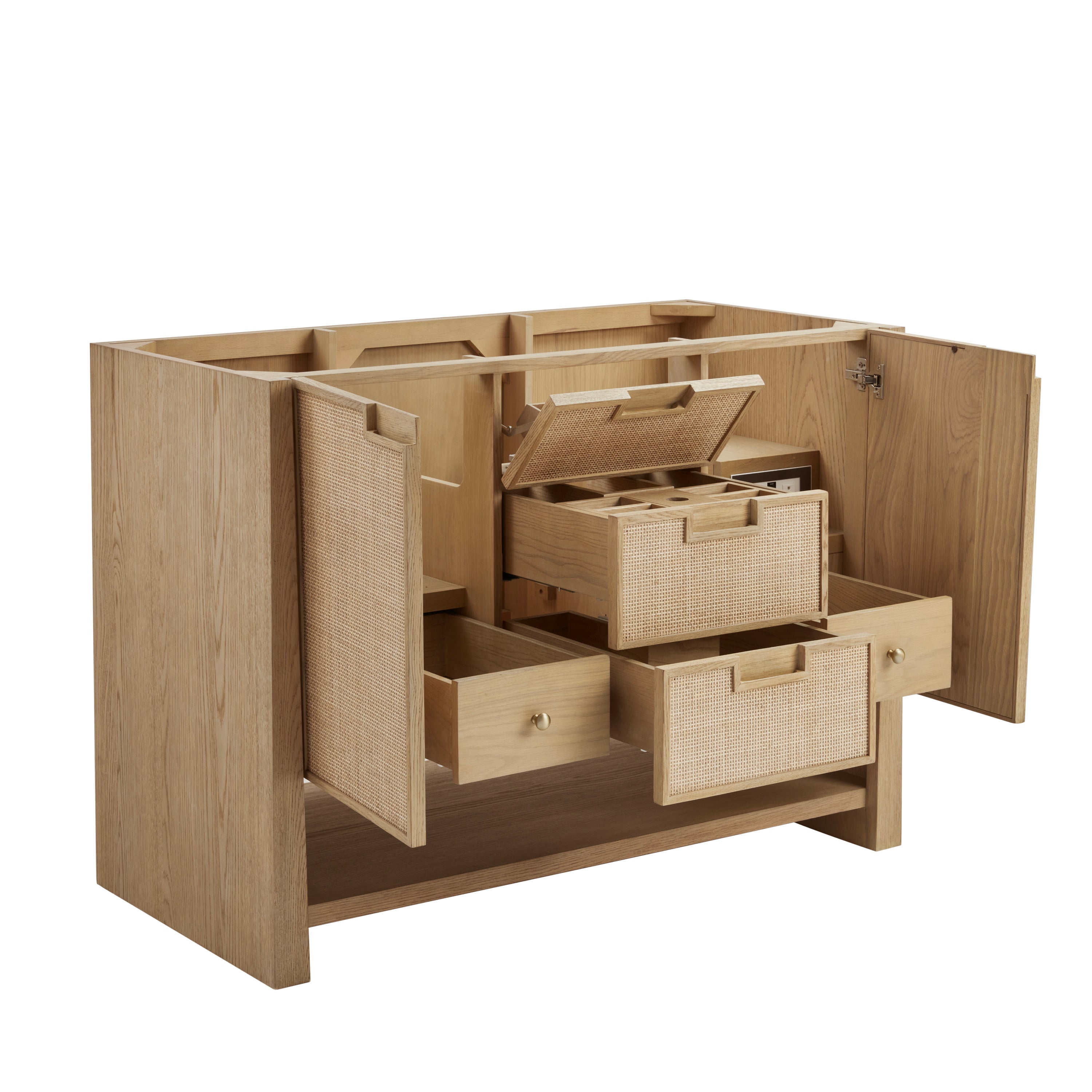 James Martin Solene 48" Single Vanity in Seaside Oak with 3cm Countertop