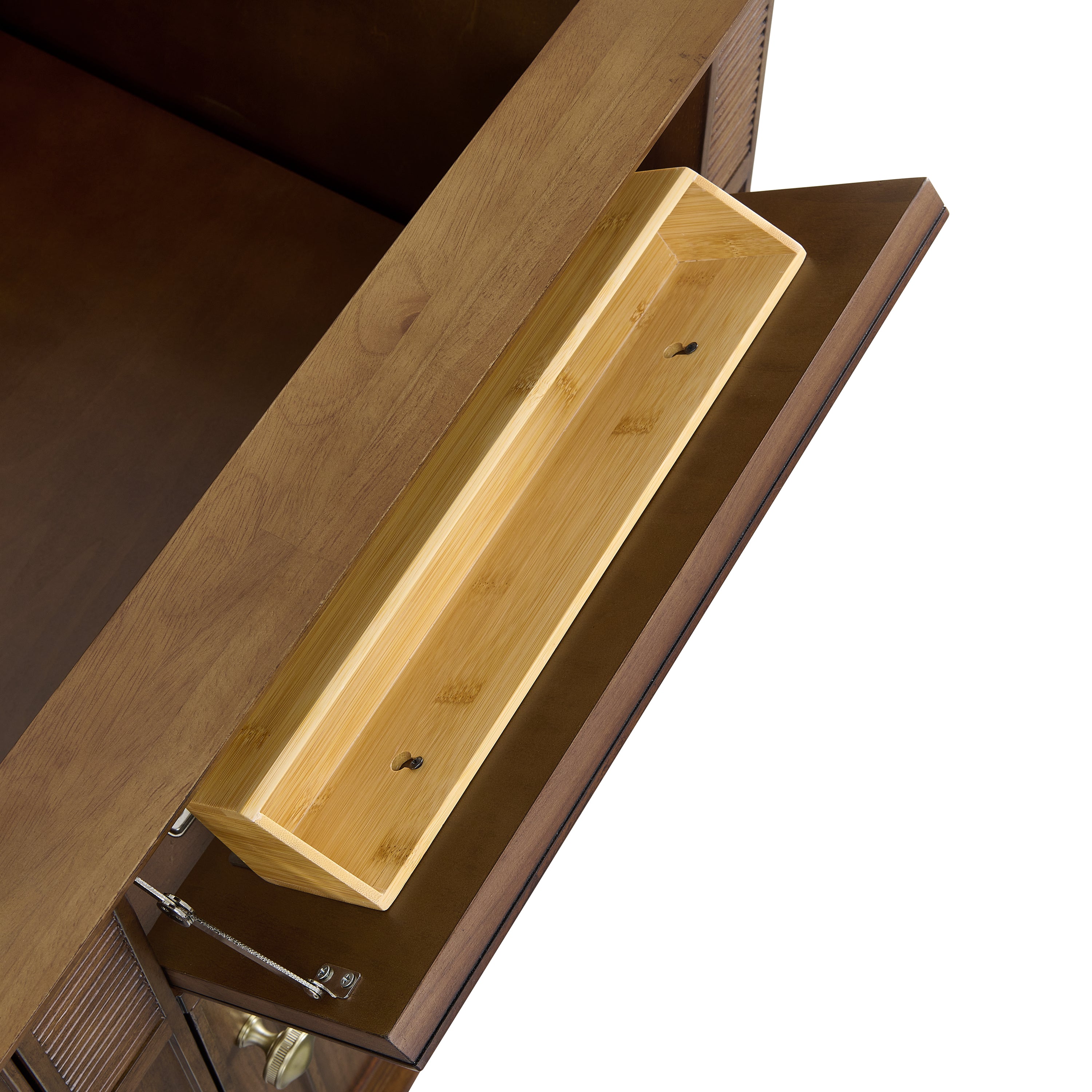 James Martin Lorelai 60" Double Vanity in Mid-Century Walnut with 3cm Countertop