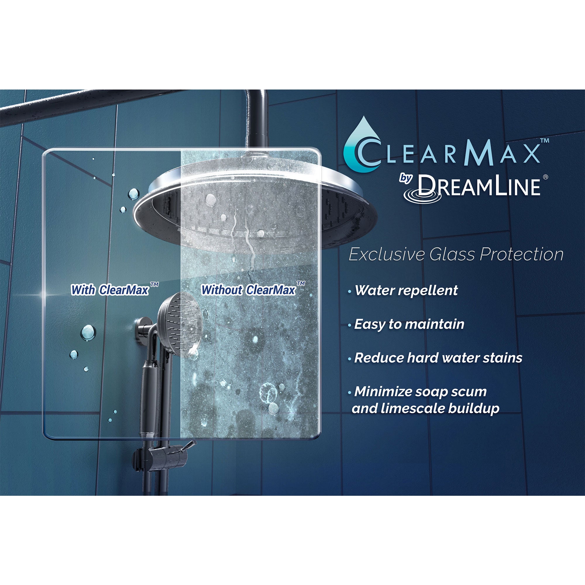 DreamLine Unidoor Toulon 33.88" W Shower Enclosure