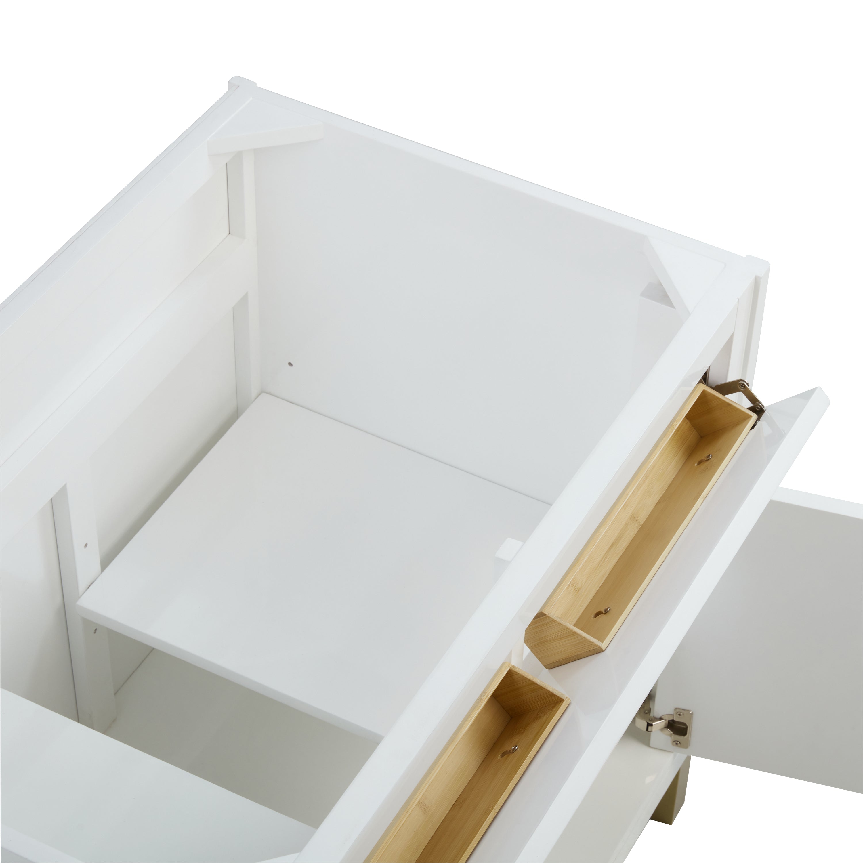 James Martin Chicago 36" Single Vanity in Glossy White with 3cm Countertop