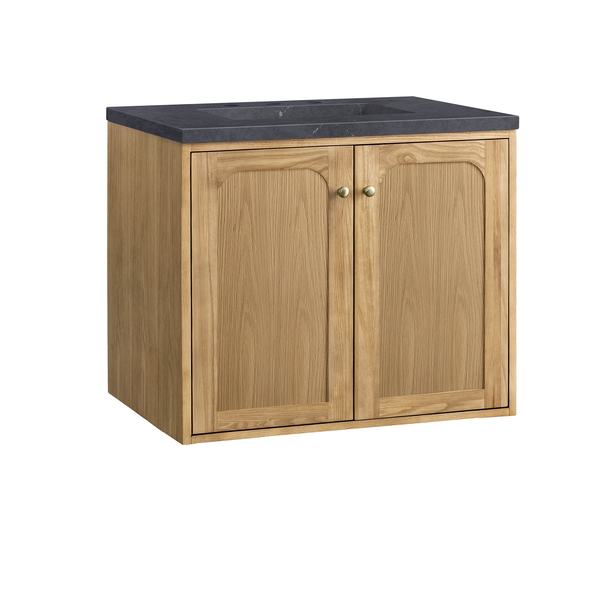 James Martin Laurent 30" Single Vanity in Light Natural Oak with 3cm Countertop