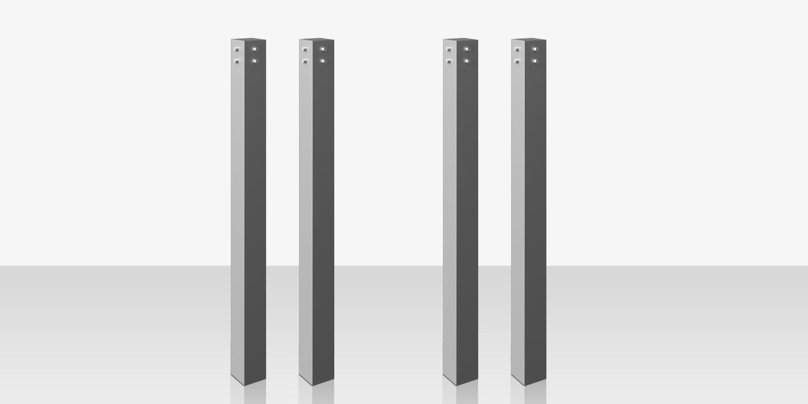 Contemporary Bases Parson Style Bar Table Base
