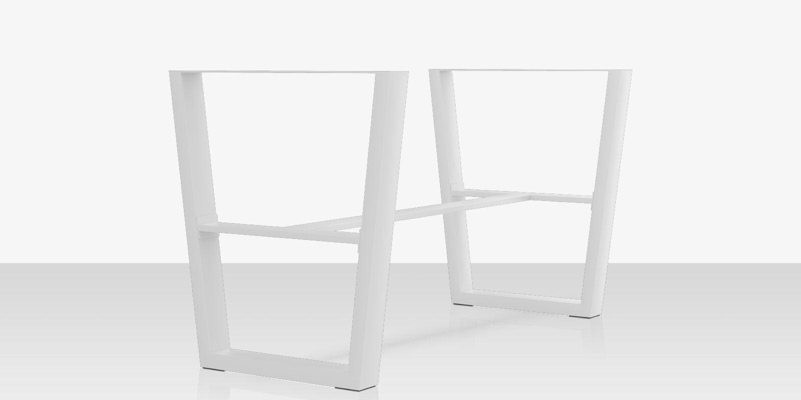 Contemporary Bases U Style Bar Table Base (set of two)