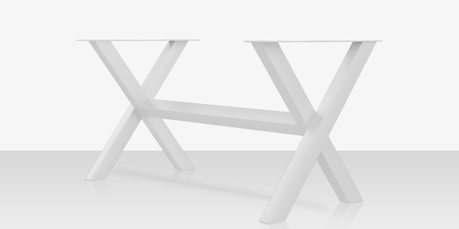 Contemporary Bases X Style Bar Table Base (set of two)