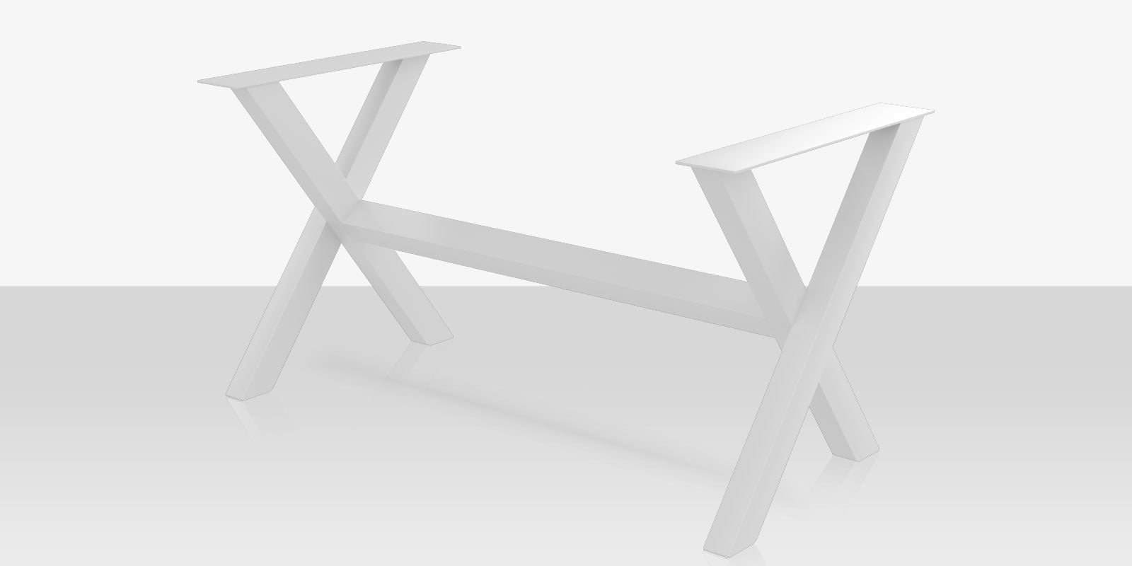 Contemporary Bases X Style Bar Table Base (set of two)