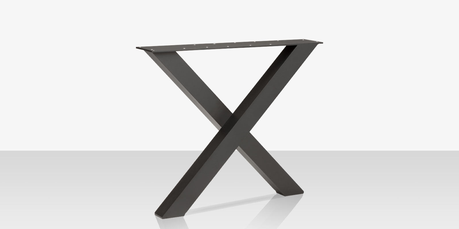Contemporary Bases X Style Dining Table Base (set of two)