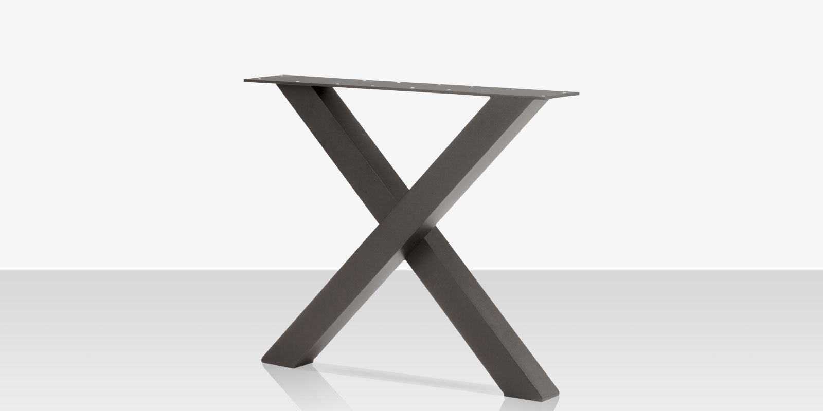 Contemporary Bases X Style Dining Table Base (set of two)