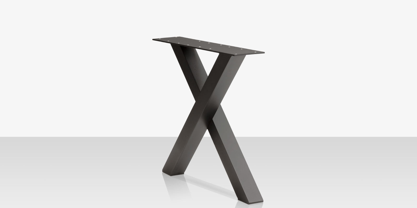 Contemporary Bases X Style Dining Table Base (set of two)