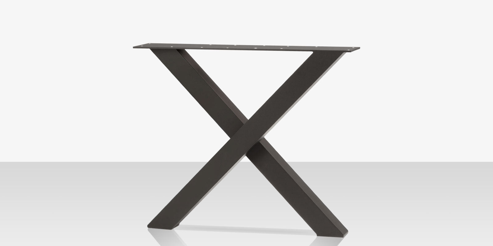 Contemporary Bases X Style Dining Table Base (set of two)