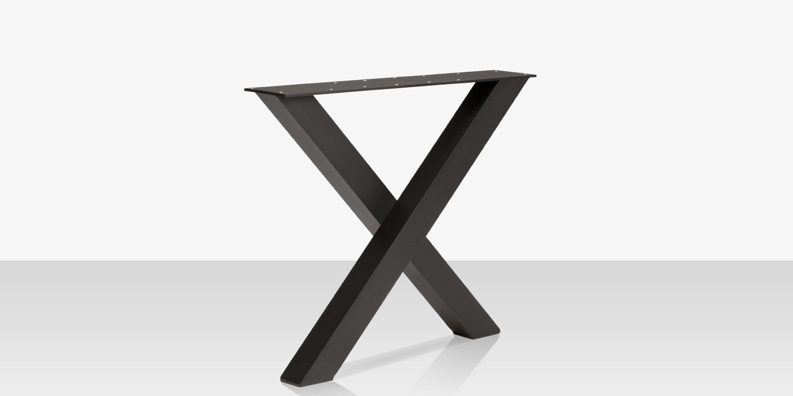 Contemporary Bases X Style Dining Table Base (set of two)