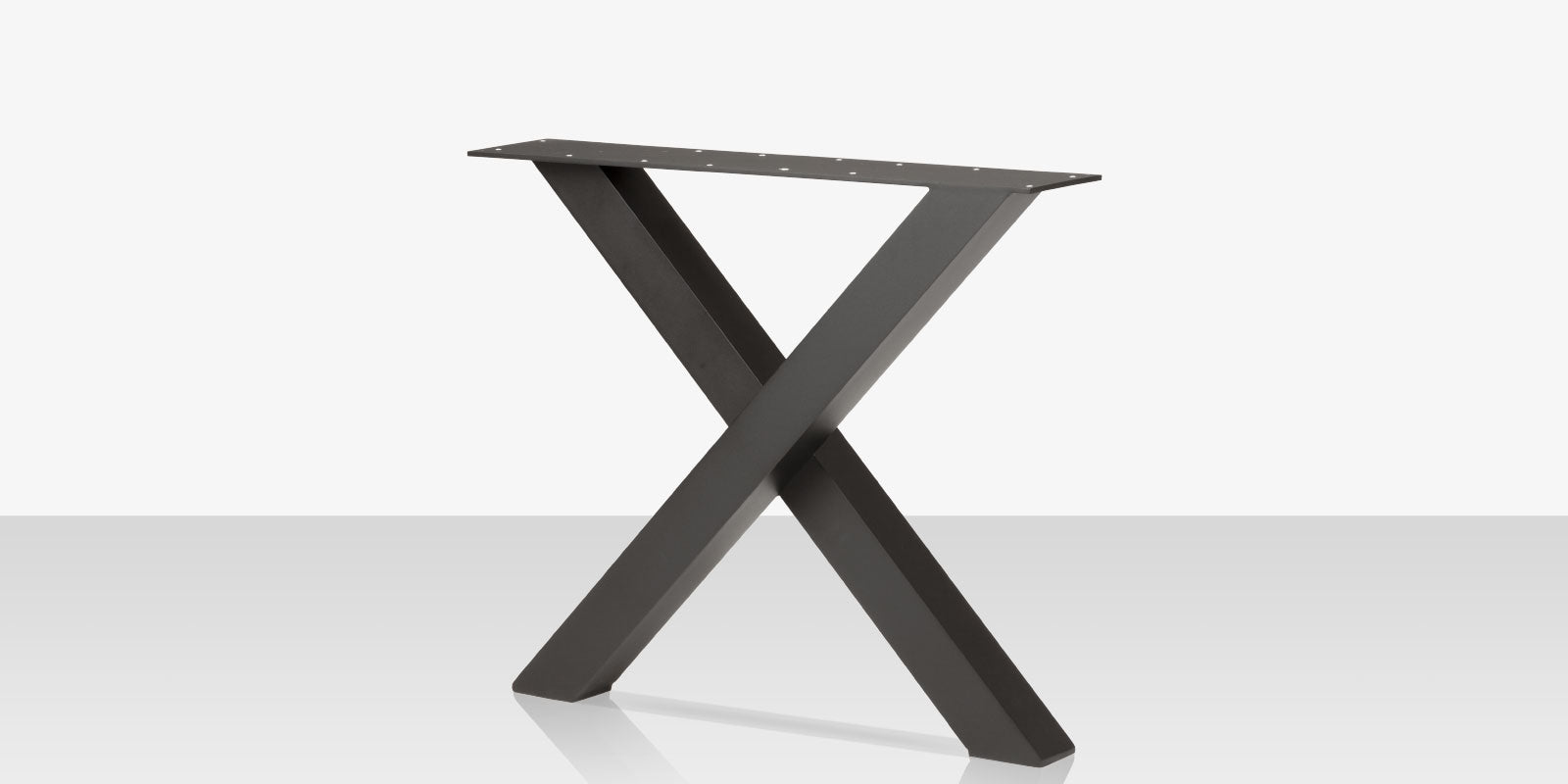 Contemporary Bases X Style Dining Table Base (set of two)