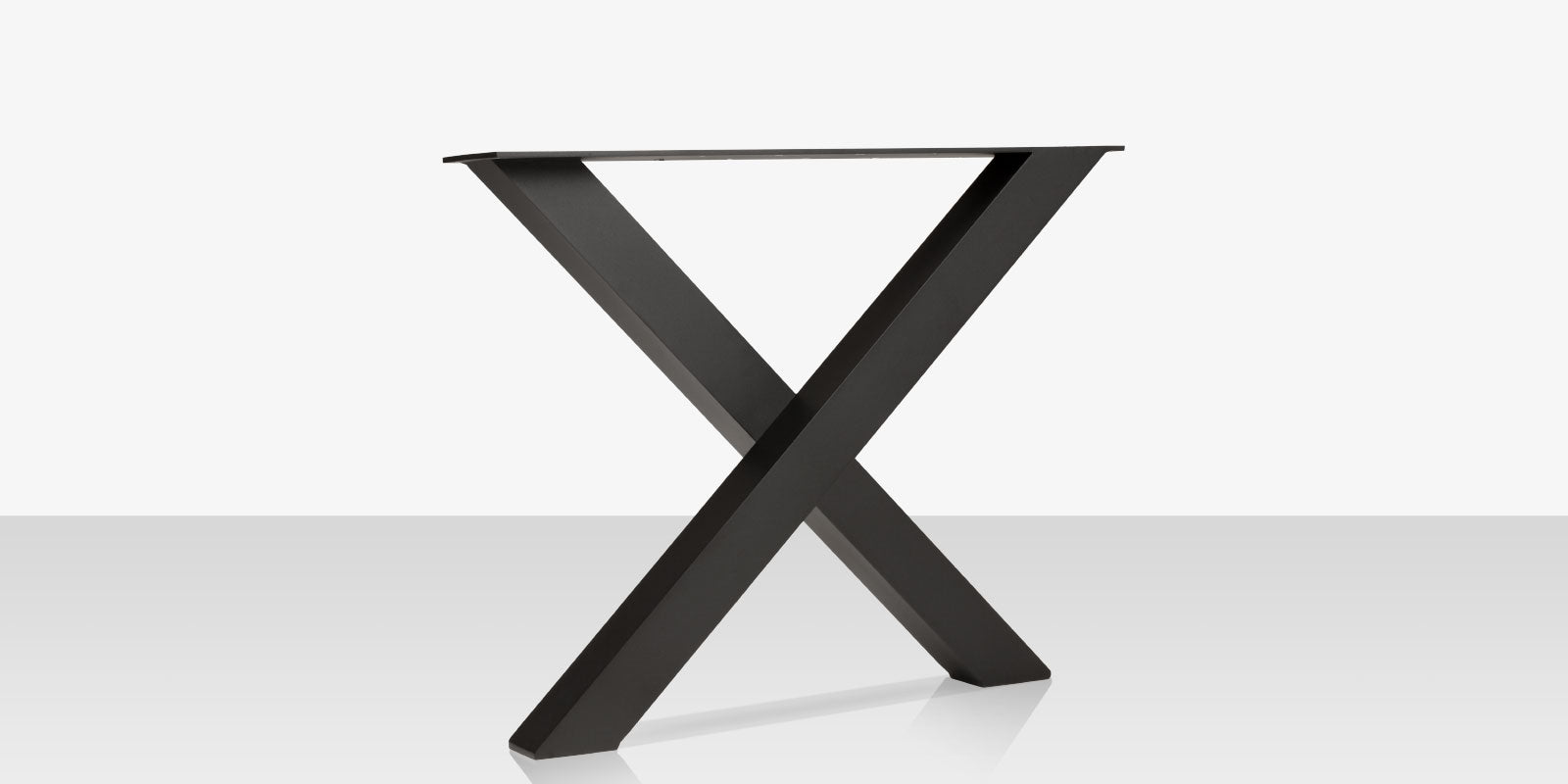 Contemporary Bases X Style Dining Table Base (set of two)