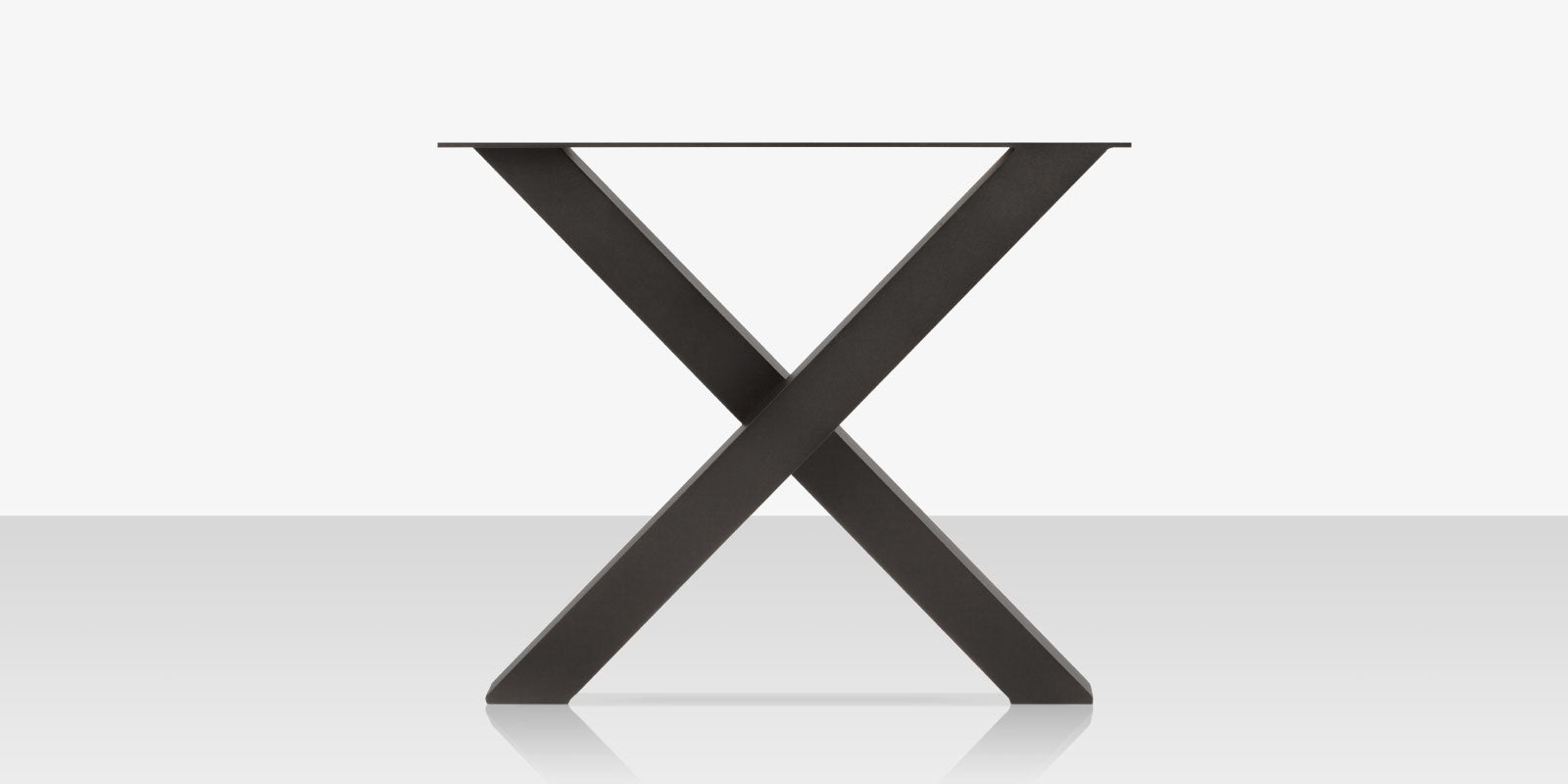 Contemporary Bases X Style Dining Table Base (set of two)