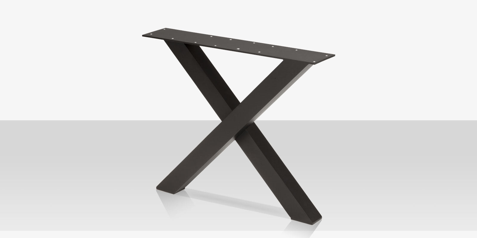 Contemporary Bases X Style Dining Table Base (set of two)