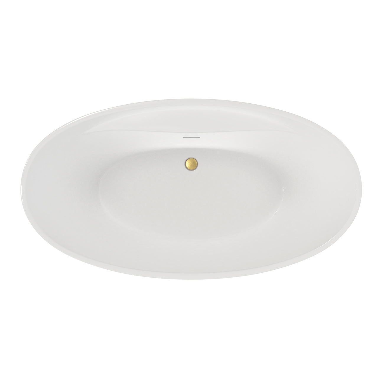 MAIDSTONE Conway II 66 Inch Acrylic Double Ended Freestanding Tub