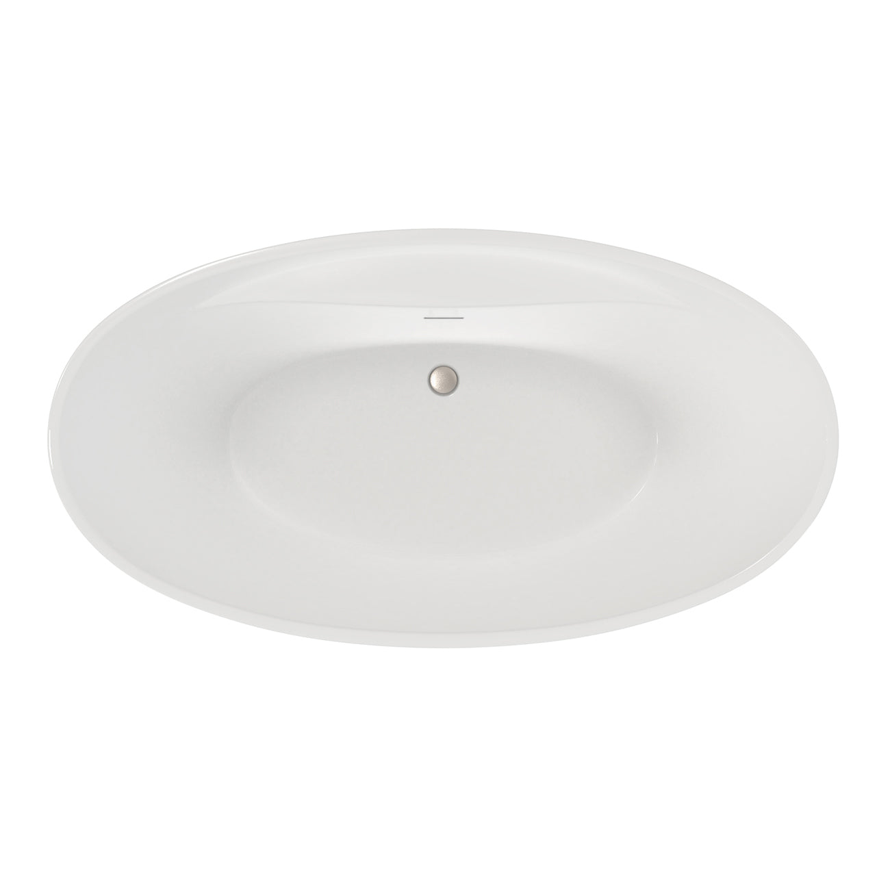 MAIDSTONE Conway II 66 Inch Acrylic Double Ended Freestanding Tub