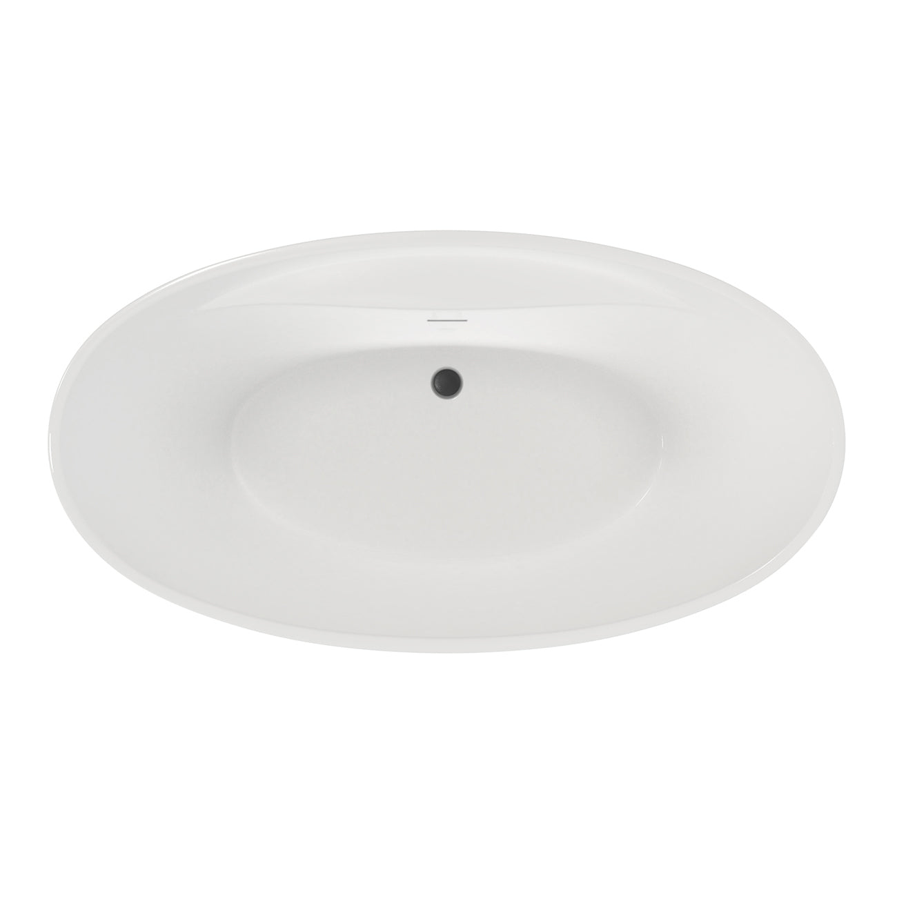 MAIDSTONE Conway II 66 Inch Acrylic Double Ended Freestanding Tub