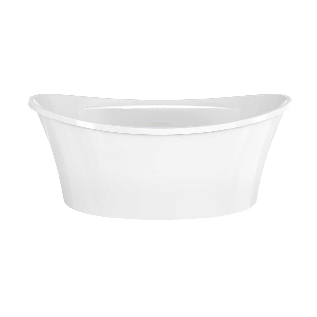 MAIDSTONE Conway II 66 Inch Acrylic Double Ended Freestanding Tub