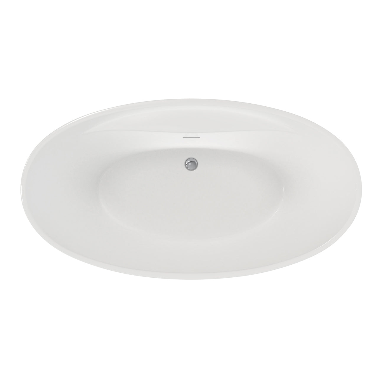 MAIDSTONE Conway II 66 Inch Acrylic Double Ended Freestanding Tub