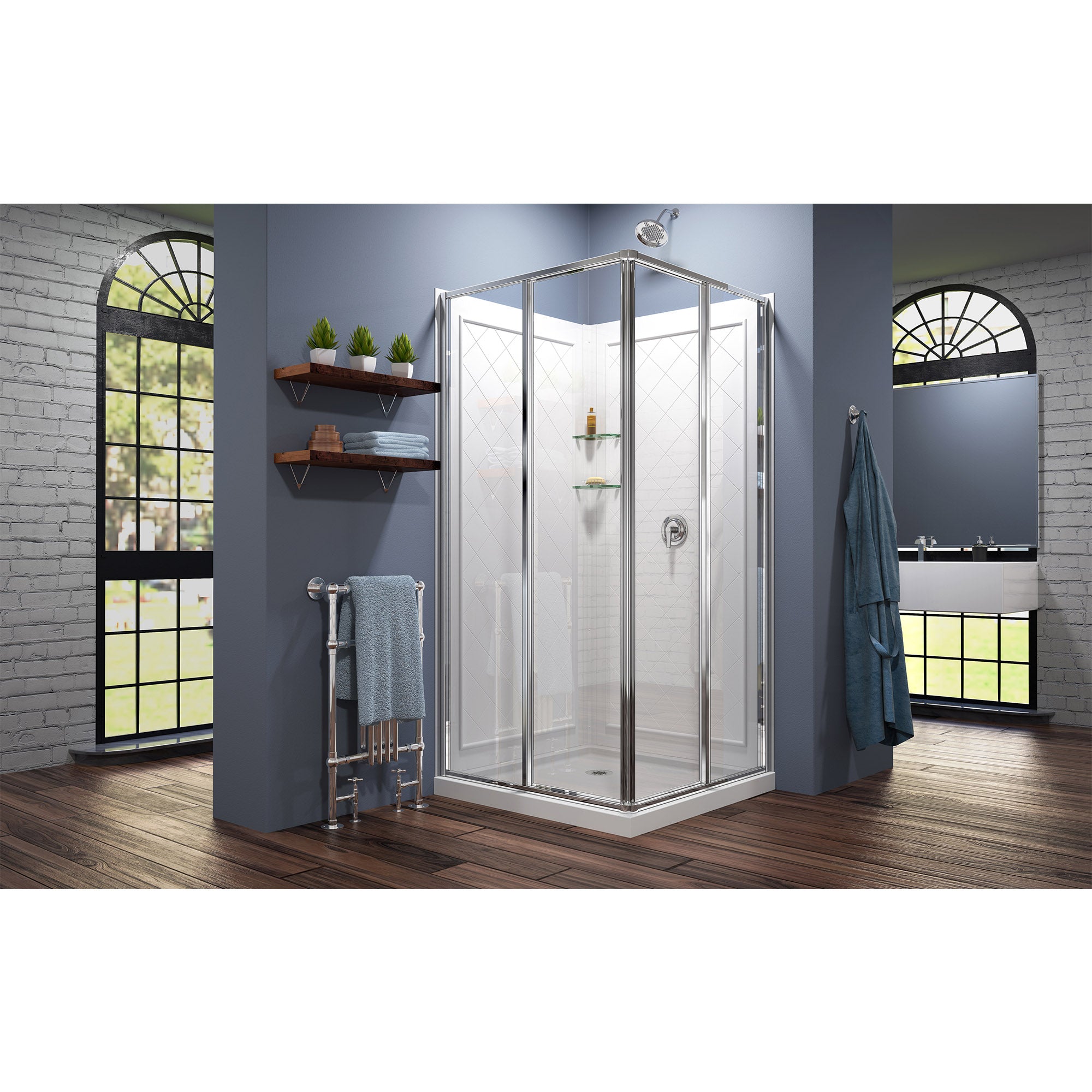 DreamLine Cornerview 36" W Shower Enclosure Kit