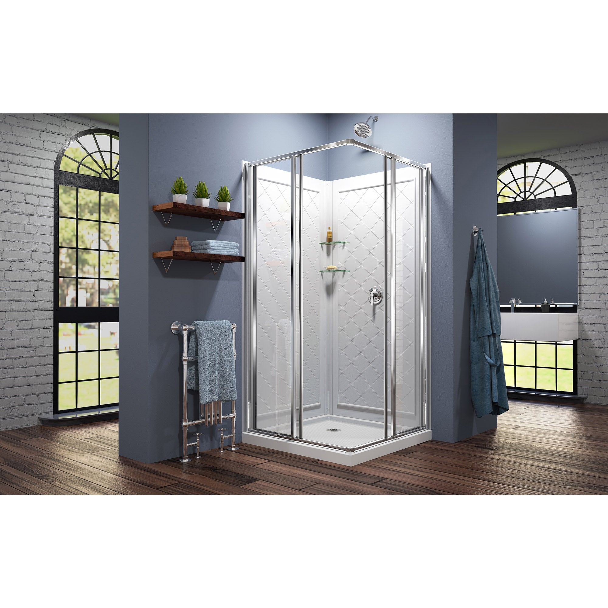 DreamLine Cornerview 36" W Shower Enclosure Kit