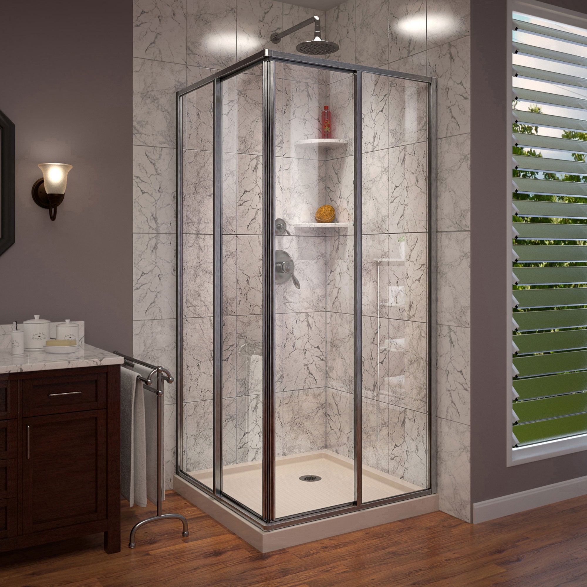 DreamLine Cornerview 36" W Shower Enclosure Kit