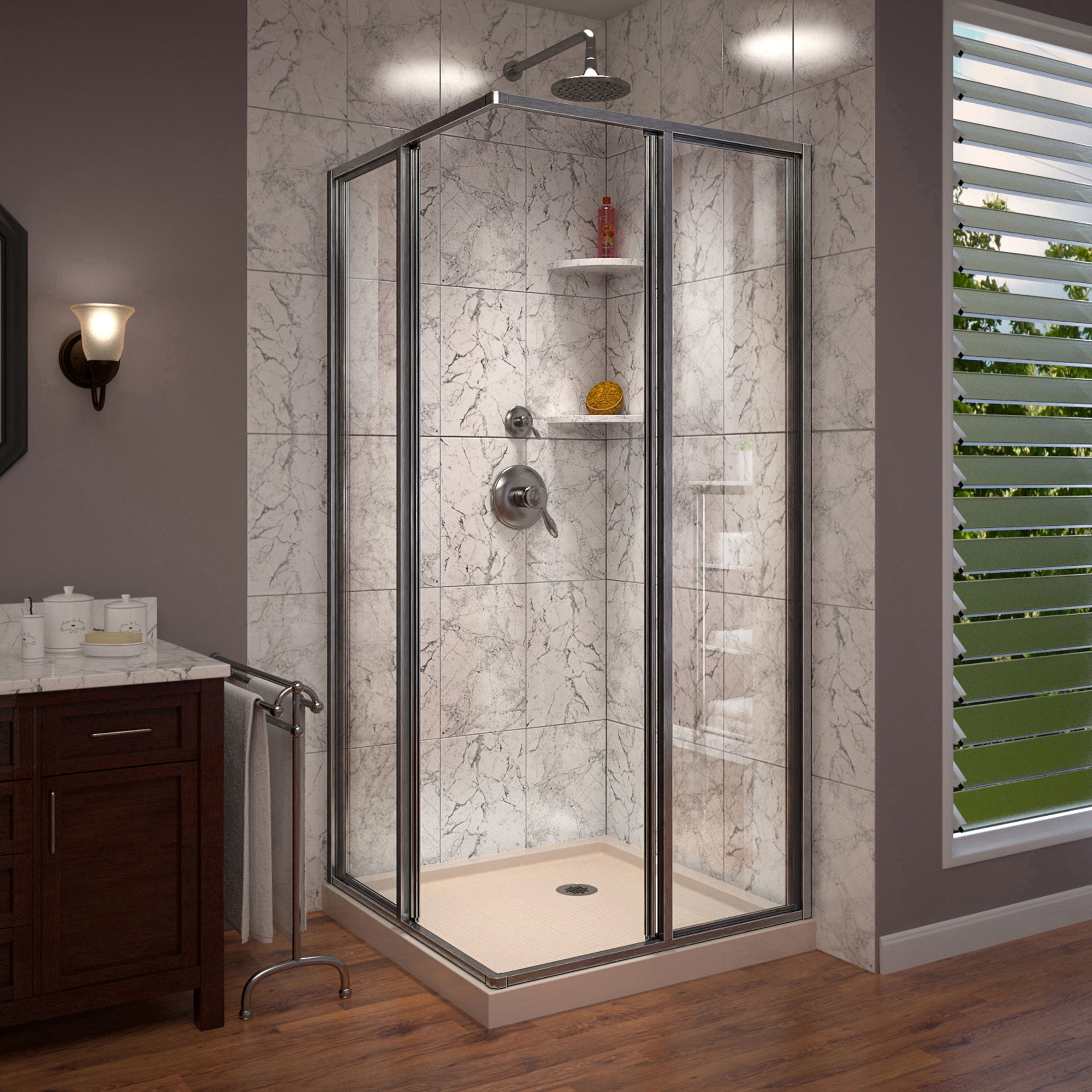 DreamLine Cornerview 36" W Shower Enclosure Kit