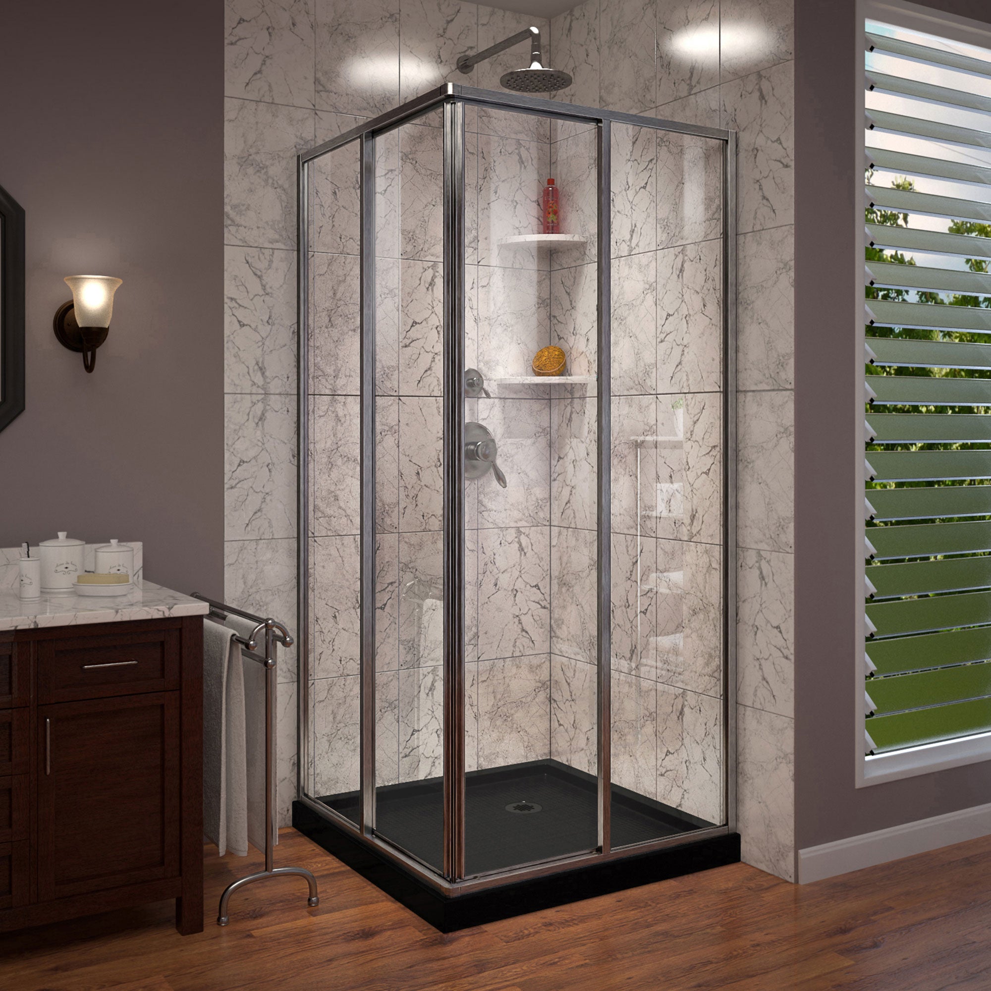 DreamLine Cornerview 36" W Shower Enclosure Kit