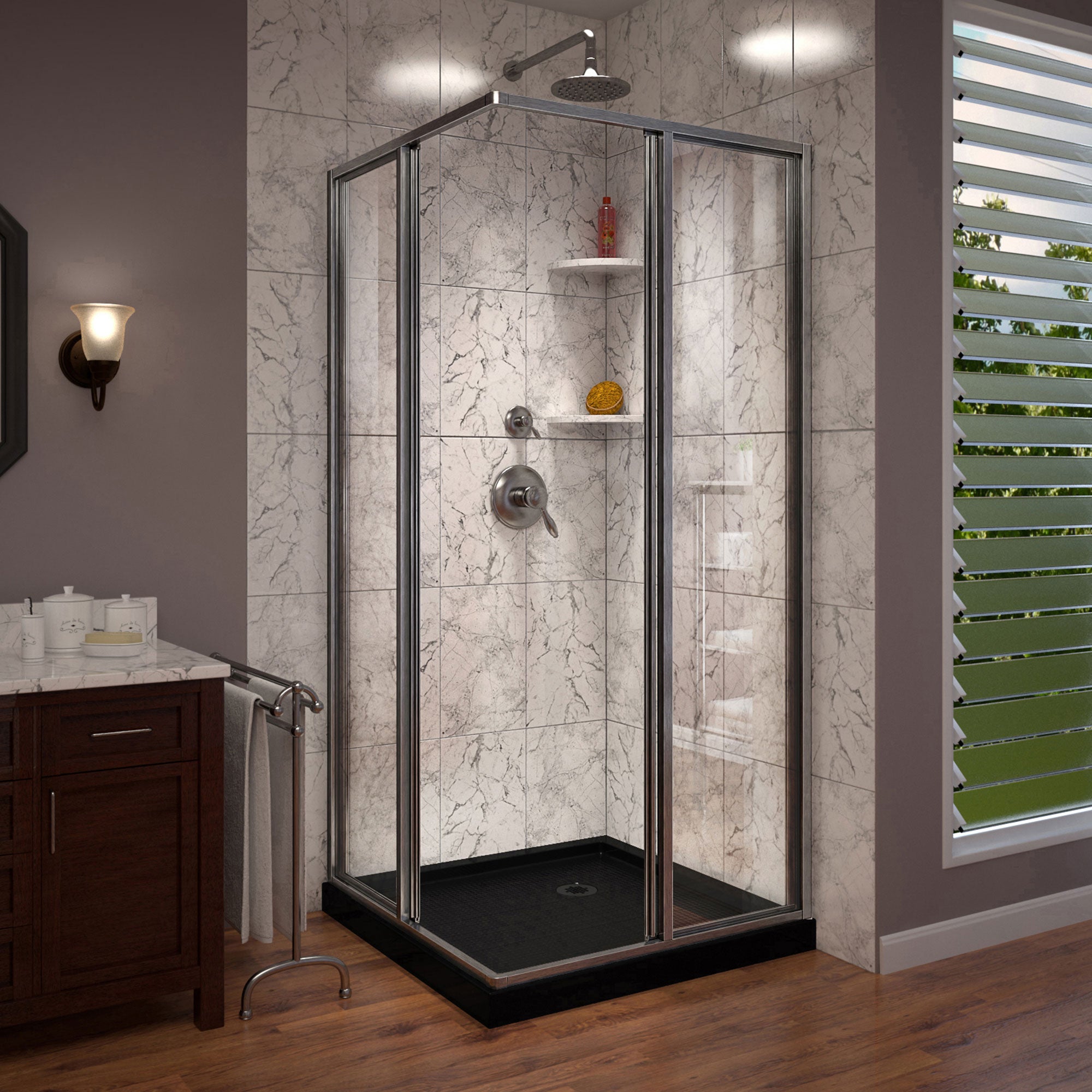 DreamLine Cornerview 36" W Shower Enclosure Kit