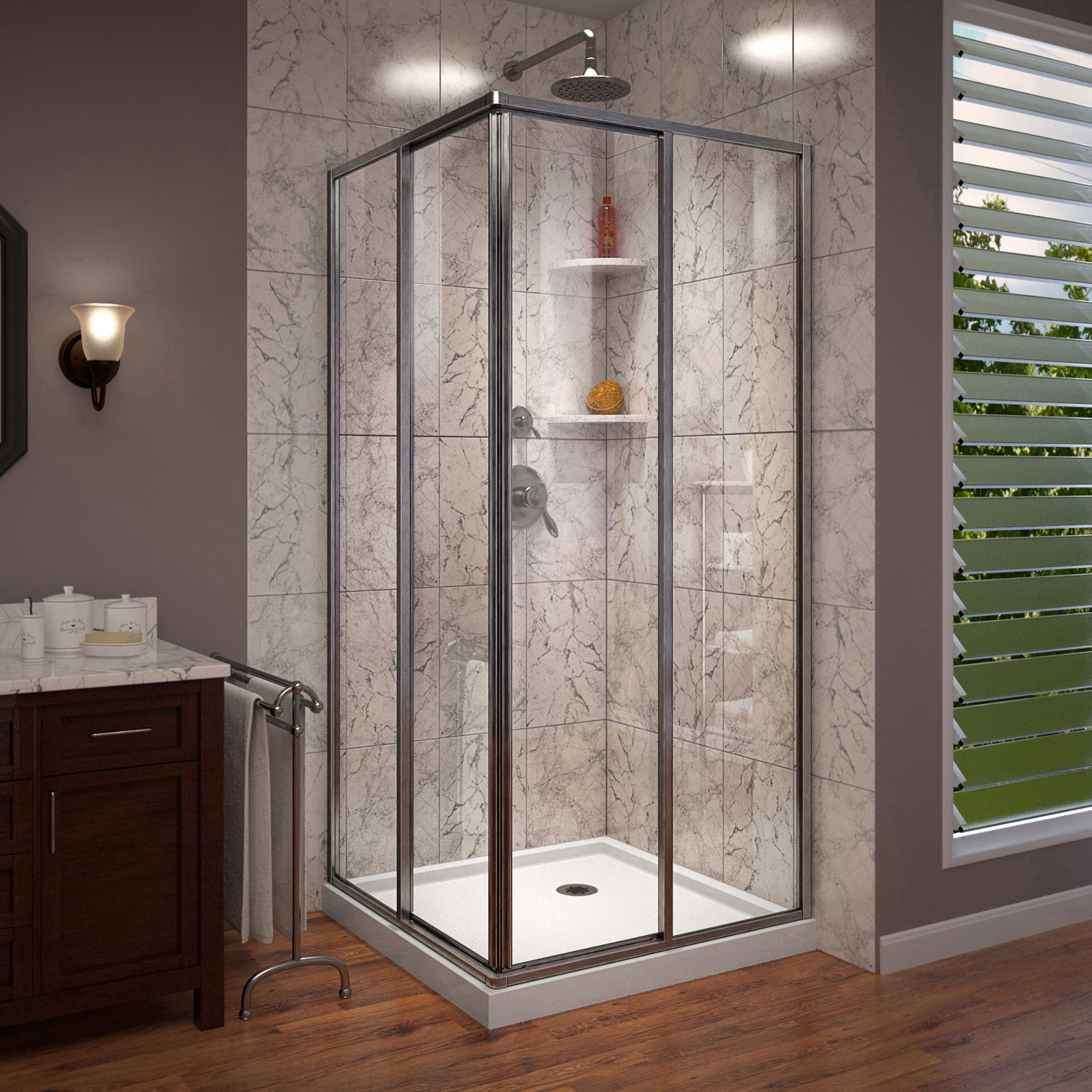 DreamLine Cornerview 36" W Shower Enclosure Kit