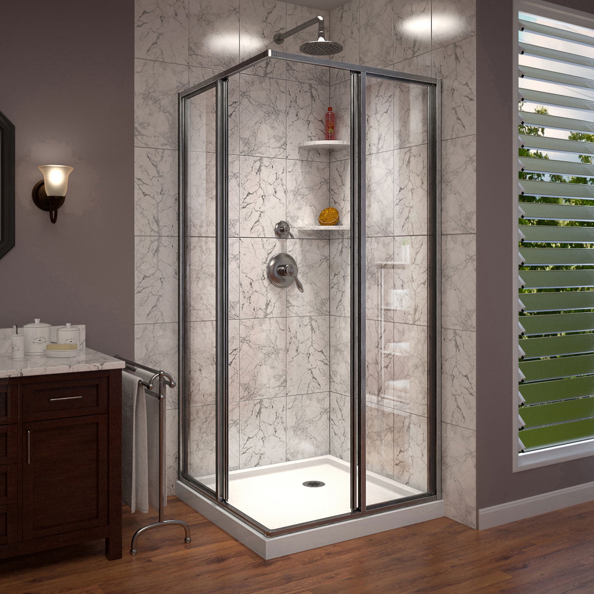 DreamLine Cornerview 36" W Shower Enclosure Kit