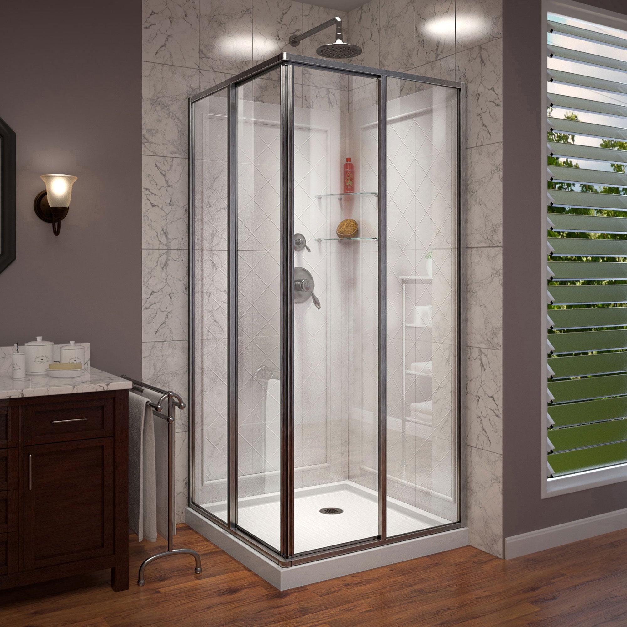 DreamLine Cornerview 36" W Shower Enclosure Kit