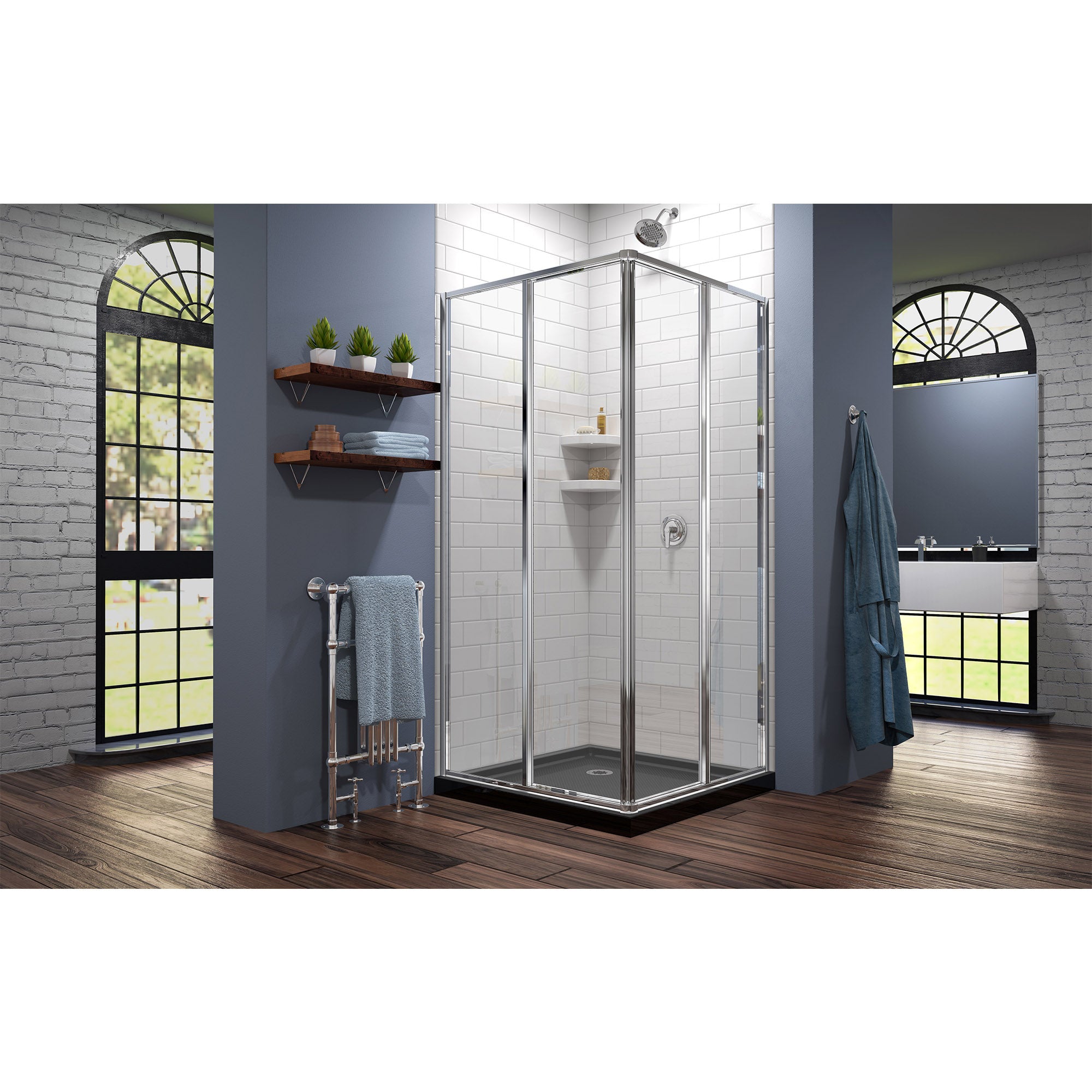 DreamLine Cornerview 36" W Shower Enclosure Kit