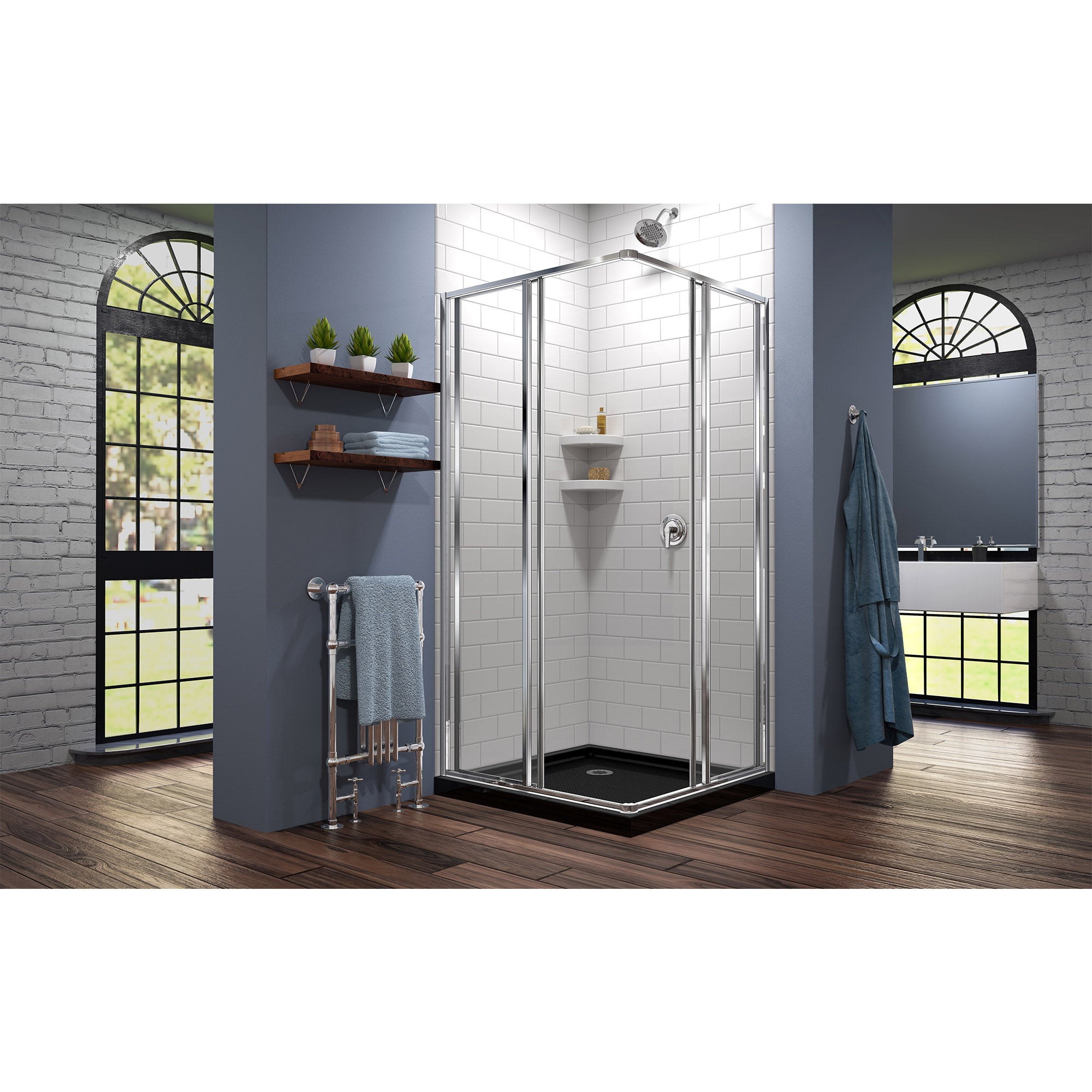 DreamLine Cornerview 36" W Shower Enclosure Kit