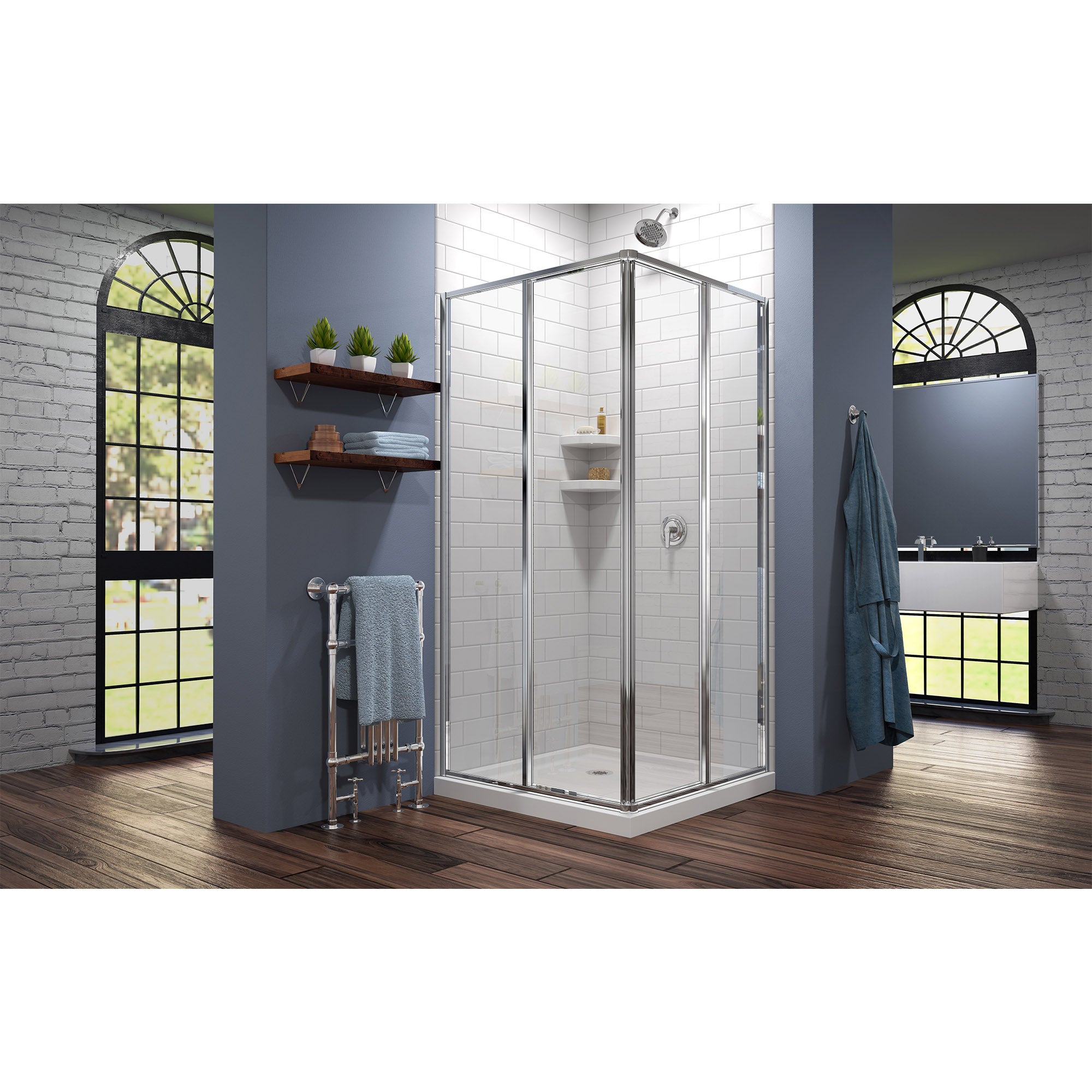 DreamLine Cornerview 36" W Shower Enclosure Kit