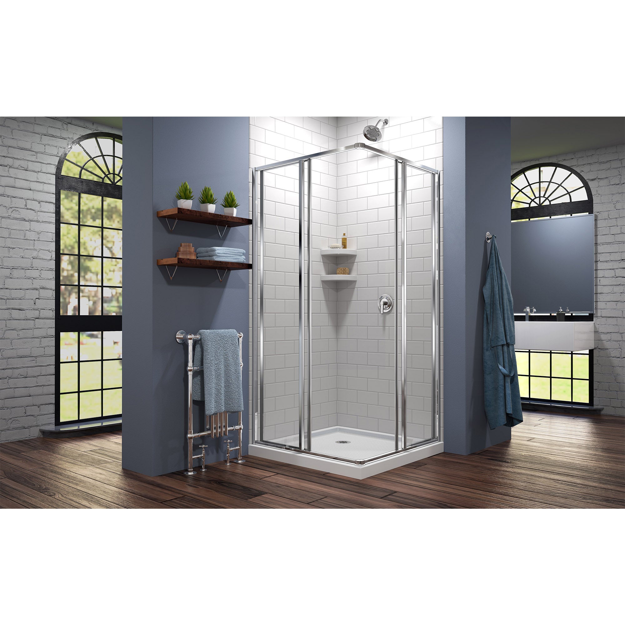 DreamLine Cornerview 36" W Shower Enclosure Kit