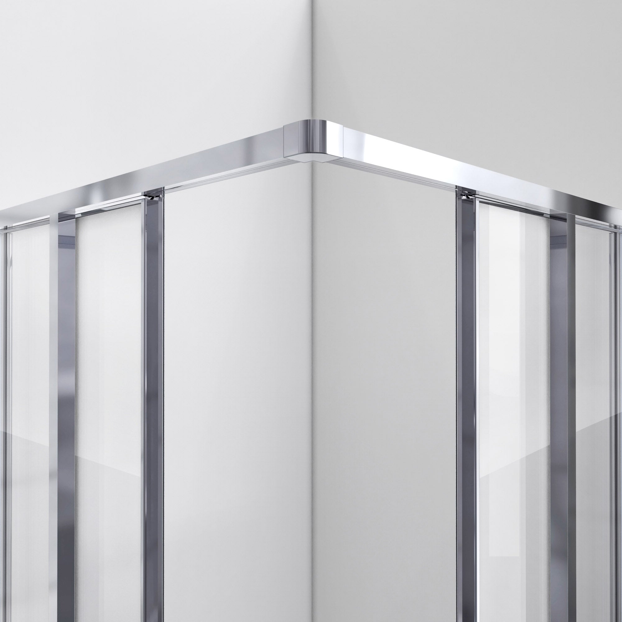 DreamLine Cornerview 36 inch D x 36 inch W x 78 3/4 inch H Framed Sliding Shower Enclosure, Shower Base, and Wall Kit