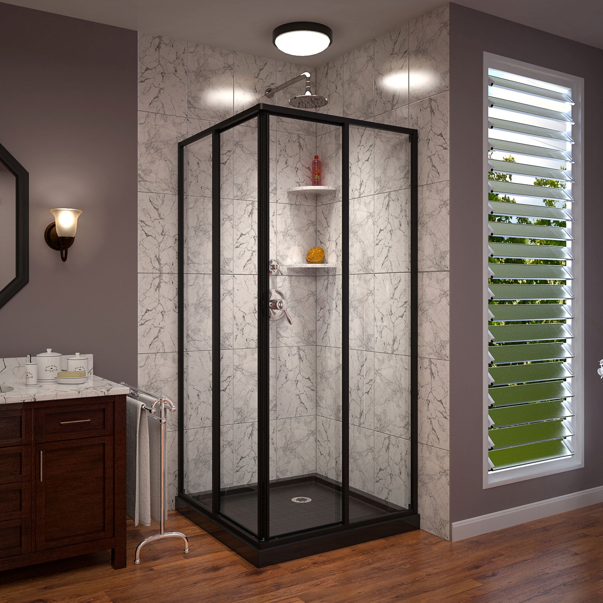 DreamLine Cornerview 36" W Shower Enclosure Kit