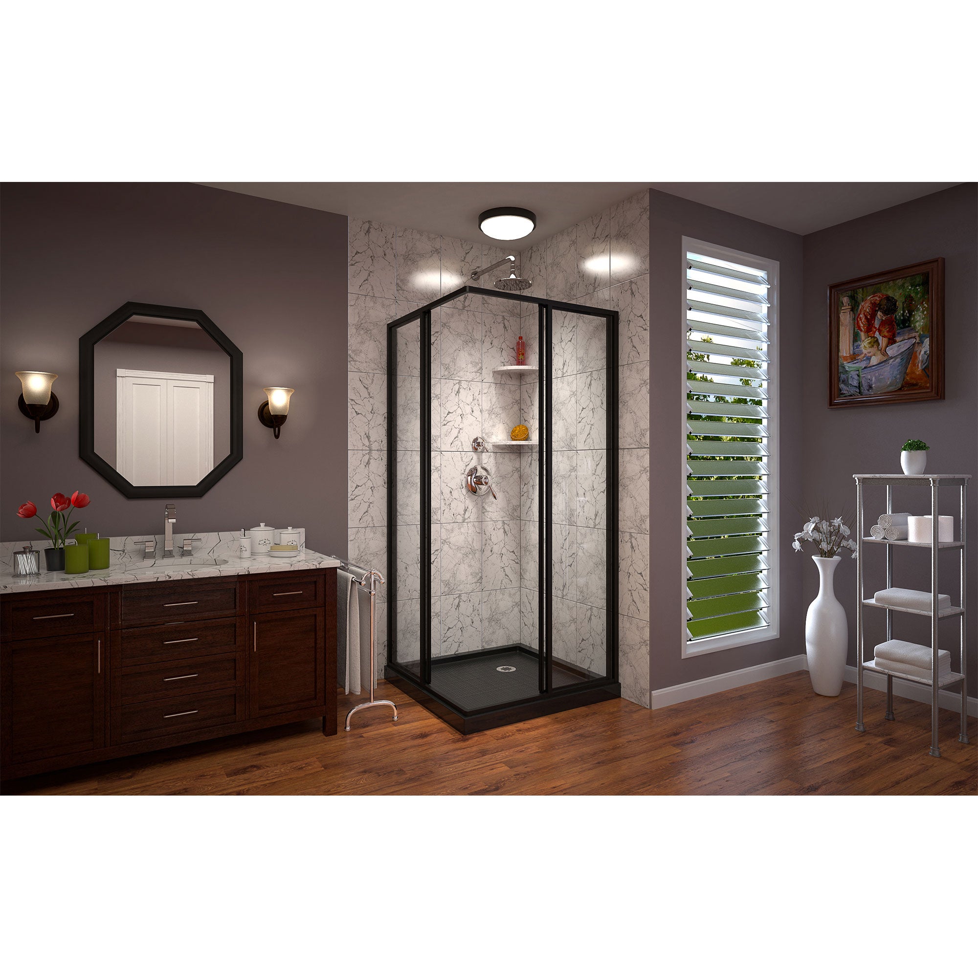 DreamLine Cornerview 36" W Shower Enclosure Kit