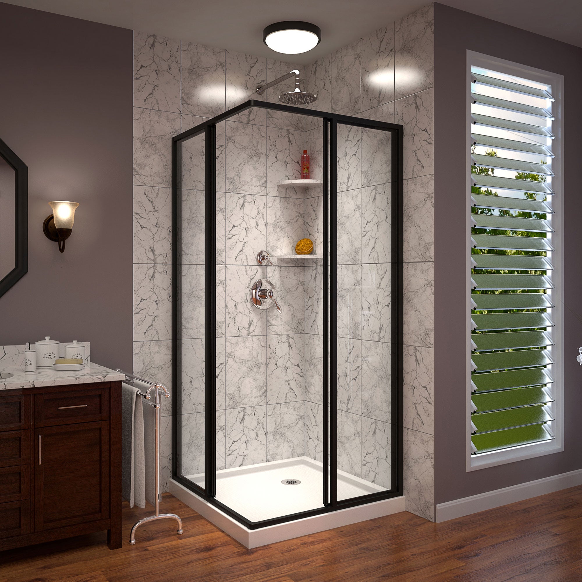 DreamLine Cornerview 36" W Shower Enclosure Kit