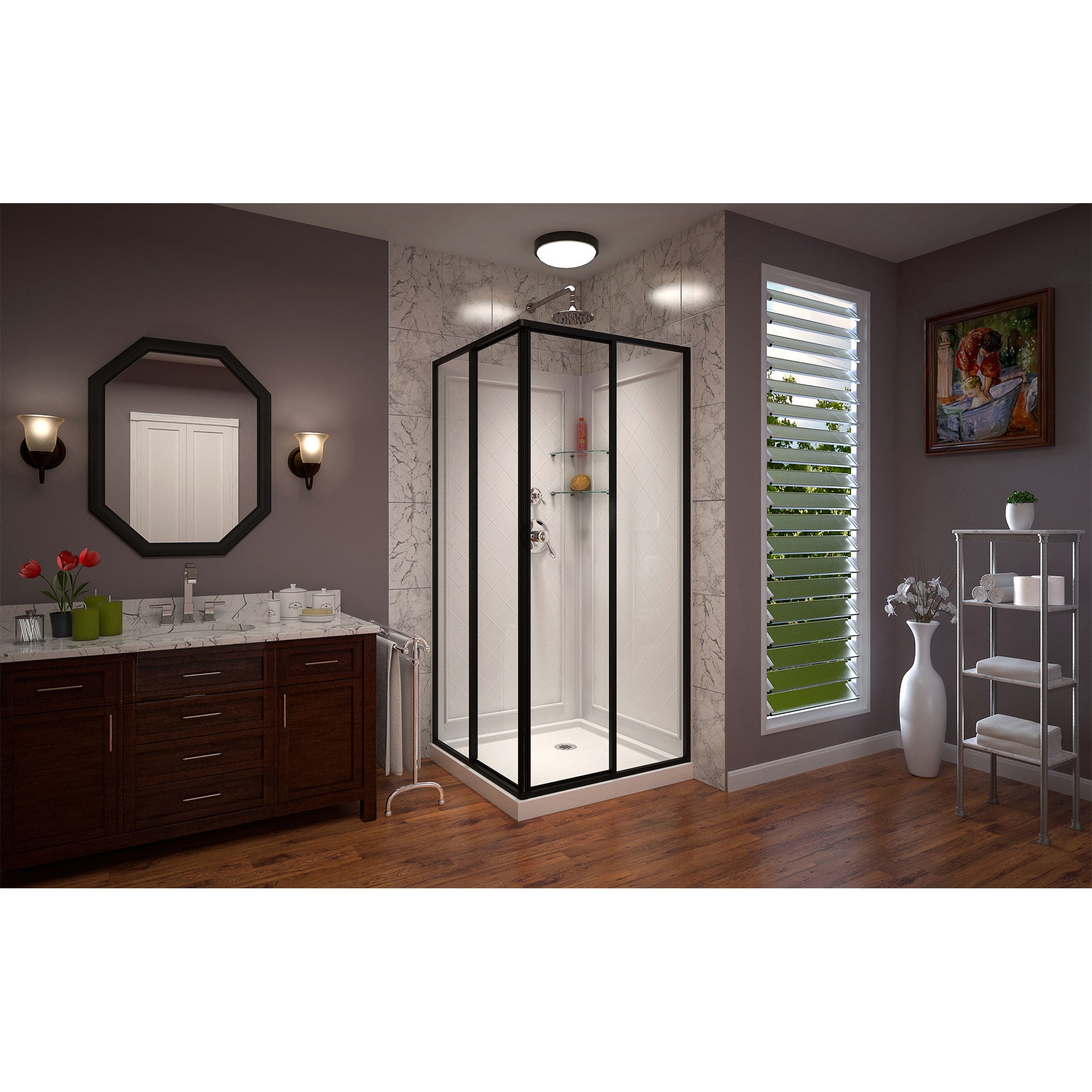 DreamLine Cornerview 36" W Shower Enclosure Kit